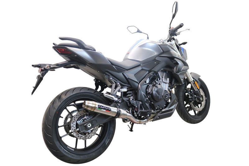 GPR Exhaust System Voge Valico 500 2021-2022, Deeptone Inox, Slip-on Exhaust Including Removable DB Killer and Link Pipe