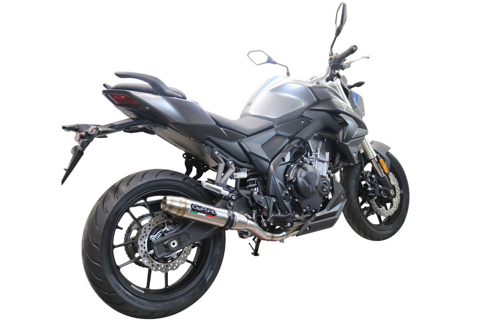 GPR Exhaust System Voge Valico 500 2021-2022, Deeptone Inox, Slip-on Exhaust Including Removable DB Killer and Link Pipe