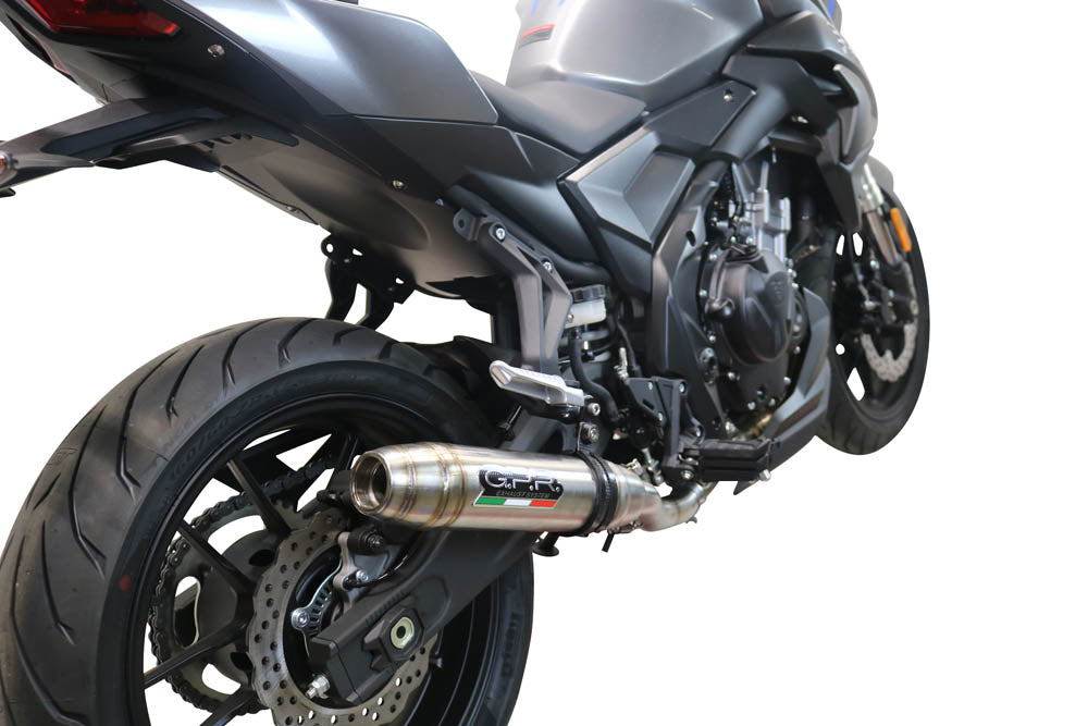 GPR Exhaust System Voge Valico 500 2021-2022, Deeptone Inox, Slip-on Exhaust Including Removable DB Killer and Link Pipe
