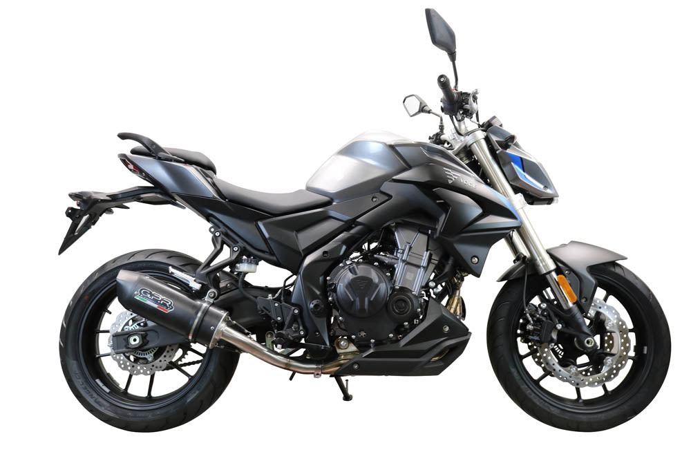 GPR Exhaust System Voge Valico 500 2021-2022, Furore Nero, Slip-on Exhaust Including Link Pipe
