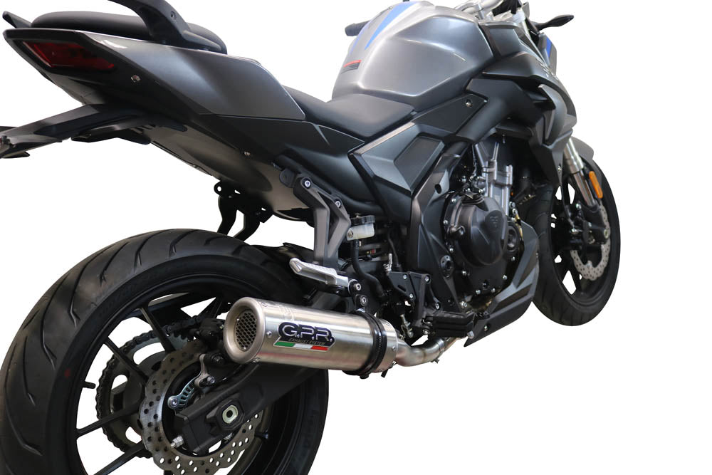 GPR Exhaust System Voge Brivido 500 R 2021-2022, M3 Inox , Slip-on Exhaust Including Link Pipe