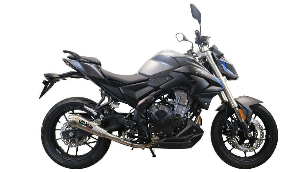 GPR Exhaust System Voge Valico 500 2021-2022, Powercone Evo, Slip-on Exhaust Including Removable DB Killer and Link Pipe