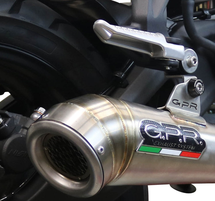 GPR Exhaust System Voge Valico 500 2021-2022, Powercone Evo, Slip-on Exhaust Including Removable DB Killer and Link Pipe