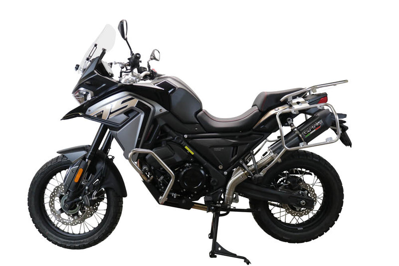 GPR Exhaust System Voge Valico 650 Dsx 2021-2022, Furore Evo4 Poppy, Slip-on Exhaust Including Link Pipe and Removable DB Killer