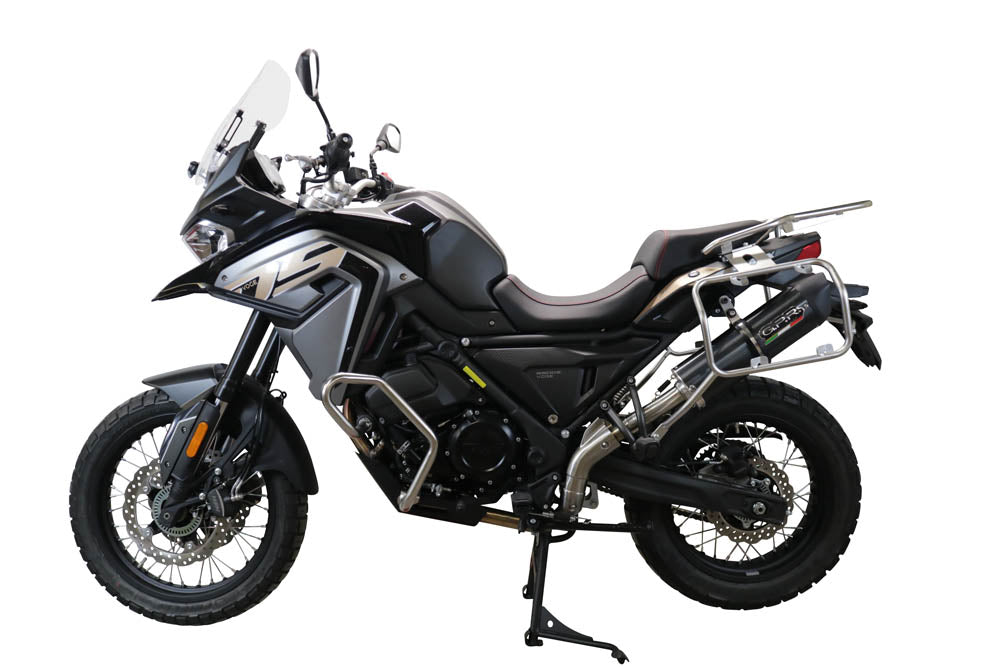 GPR Exhaust System Voge Valico 650 Dsx 2021-2022, Furore Evo4 Poppy, Slip-on Exhaust Including Link Pipe and Removable DB Killer