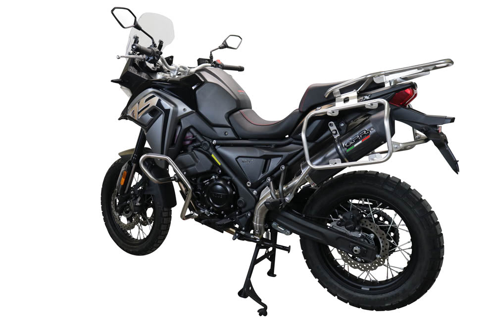 GPR Exhaust System Voge Valico 650 Dsx 2021-2022, Furore Evo4 Poppy, Slip-on Exhaust Including Link Pipe and Removable DB Killer