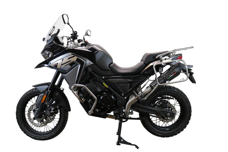 GPR Exhaust System Voge Valico 650 Dsx 2021-2022, Gpe Ann. Poppy, Slip-on Exhaust Including Link Pipe and Removable DB Killer