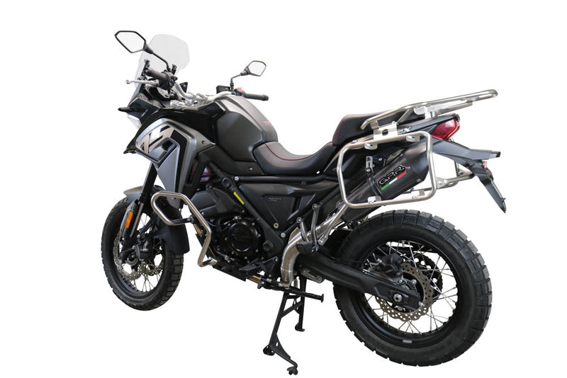 GPR Exhaust System Voge Valico 650 Dsx 2021-2022, Gpe Ann. Poppy, Slip-on Exhaust Including Link Pipe and Removable DB Killer