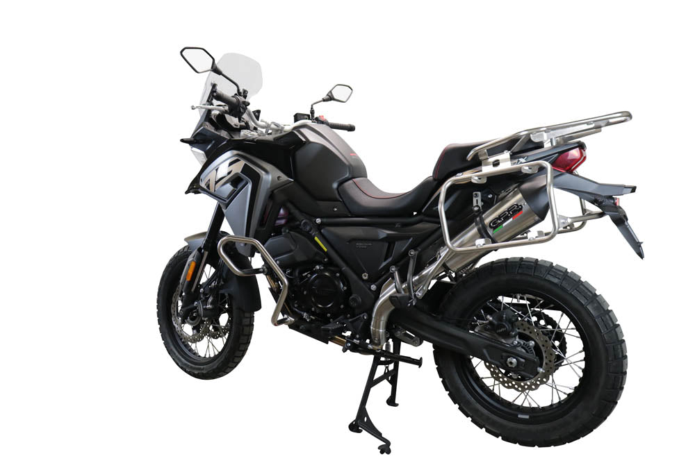 GPR Exhaust System Voge Valico 650 Dsx 2021-2022, Gpe Ann. titanium, Slip-on Exhaust Including Link Pipe and Removable DB Killer