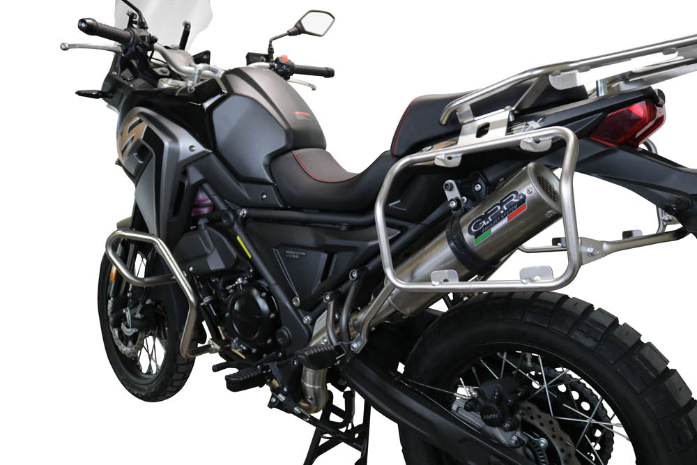 GPR Exhaust System Voge Valico 650 Dsx 2021-2022, M3 Inox , Slip-on Exhaust Including Link Pipe and Removable DB Killer