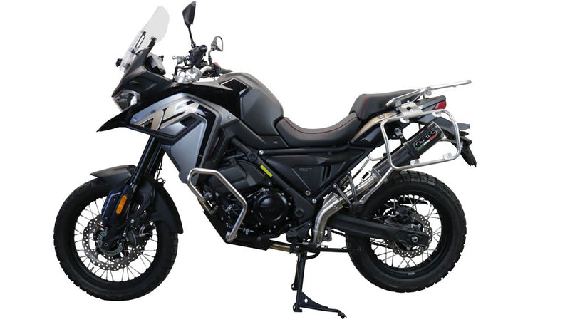 GPR Exhaust System Voge Valico 650 Dsx 2021-2022, M3 Poppy, Slip-on Exhaust Including Link Pipe and Removable DB Killer