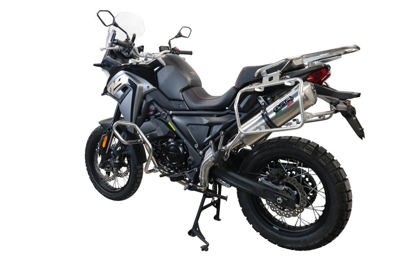 GPR Exhaust System Voge Valico 650 Dsx 2021-2022, Satinox , Slip-on Exhaust Including Link Pipe and Removable DB Killer