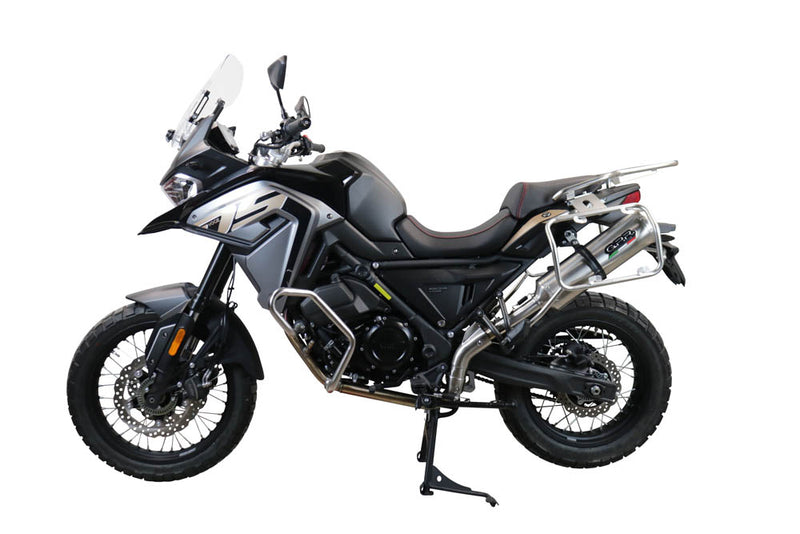GPR Exhaust System Voge Valico 650 Dsx 2021-2022, Satinox , Slip-on Exhaust Including Link Pipe and Removable DB Killer
