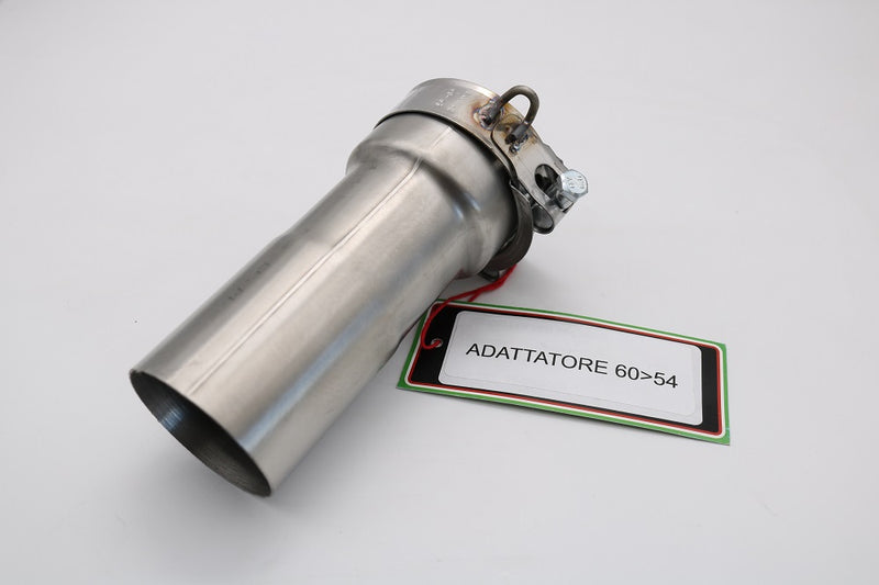 GPR Exhaust System Tuning TUNING 1980-2021, Accessorio - Accessory, Link Pipe adapter from Diam 54 To Diam 38