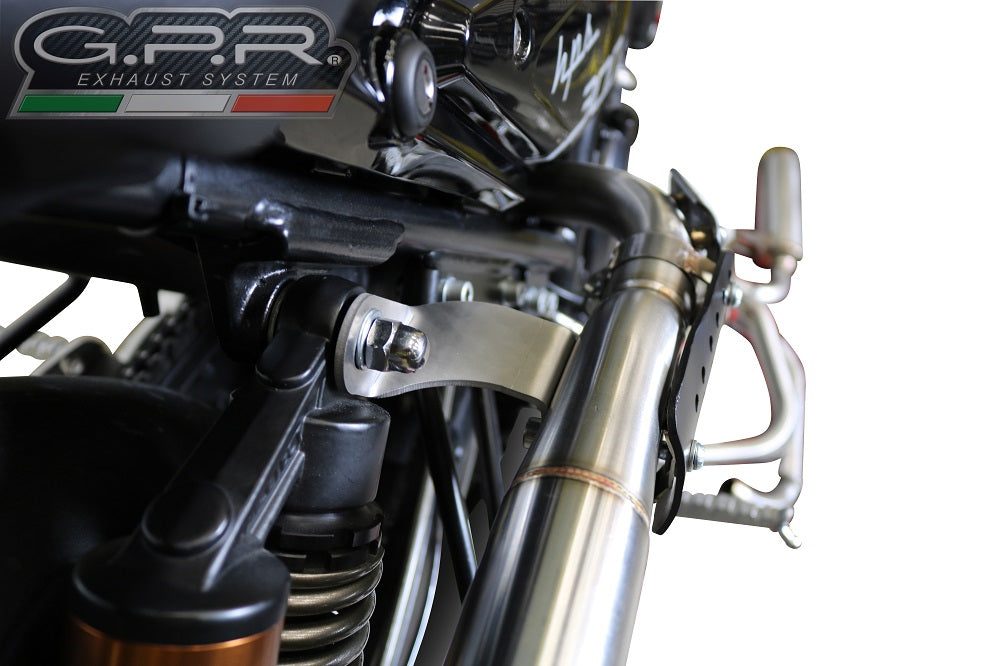 GPR Exhaust System F.B. Mondial Hps 300 2018-2021, F205, Slip-on Exhaust Including Removable DB Killer and Link Pipe