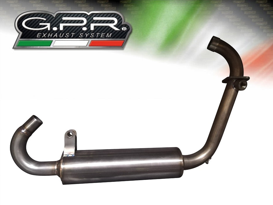 GPR Exhaust System F.B. Mondial Hps 125 2018-2020, Decatalizzatore, Decat pipe