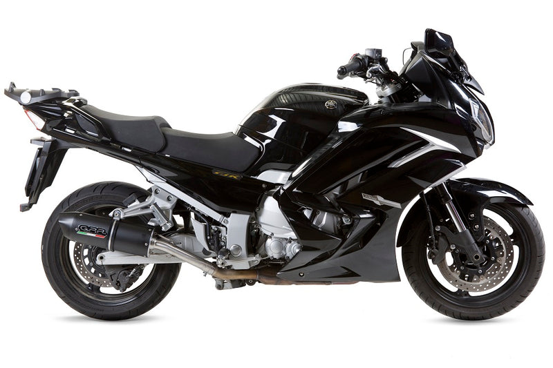 GPR Exhaust System Yamaha FJR 1300 2006-2016, Furore Nero, Dual slip-on Including Removable DB Killers and Link Pipes