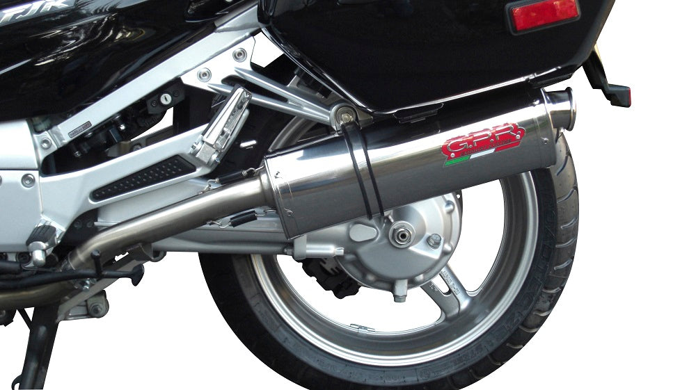 GPR Exhaust System Yamaha FJR 1300 2006-2016, Trioval, Dual slip-on Including Removable DB Killers and Link Pipes