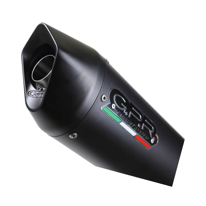 GPR Exhaust for Barossa Magna 250 2004-2021, Furore Nero, Bolt-on silencer Including Removable DB Killer