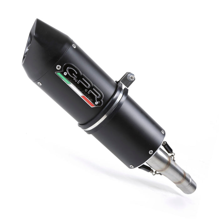 GPR Exhaust for Aprilia RSv 1000 R Factory 2006-2010, Furore Nero, Dual slip-on Including Removable DB Killers and Link Pipes