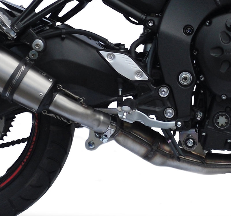 GPR Exhaust System Yamaha Fz 8 2010-2016, Albus Ceramic, Slip-on Exhaust Including Removable DB Killer and Link Pipe