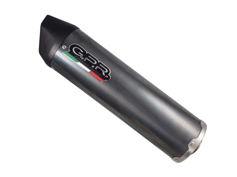 GPR Exhaust System Derbi Senda Drd 125 R / SM 2009-2013, Furore Poppy, Slip-on Exhaust Including Removable DB Killer and Link Pipe