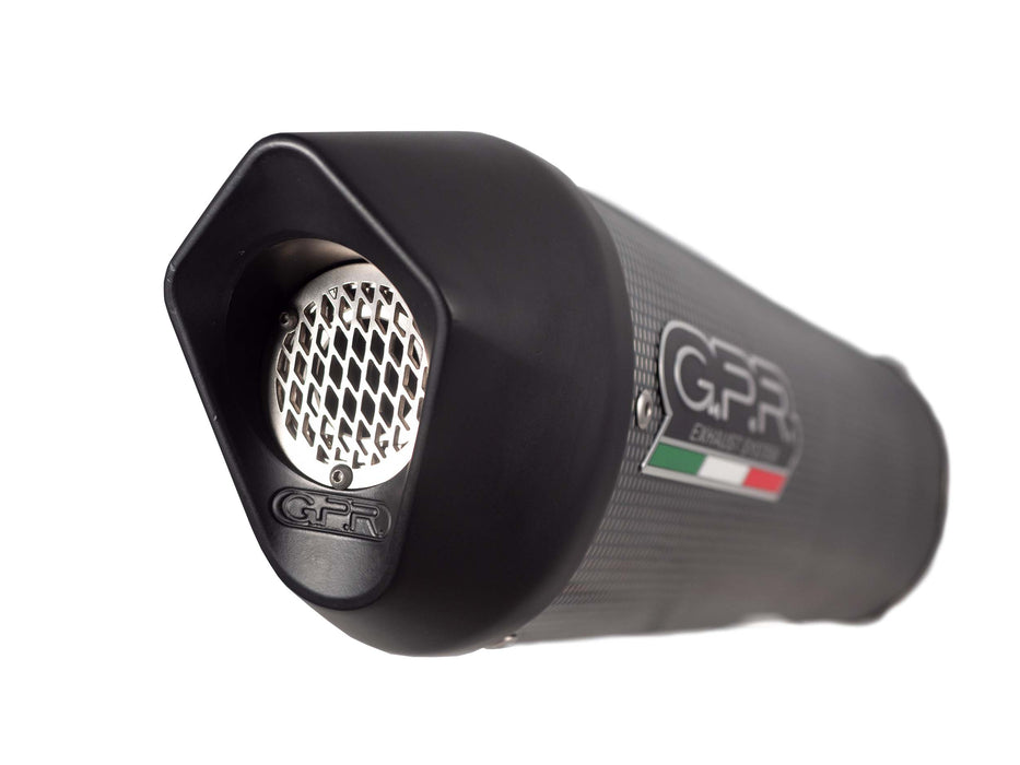 GPR Exhaust System Cf Moto 650 Mt 2019-2020, Furore Poppy, Slip-on Exhaust Including Link Pipe and Removable DB Killer
