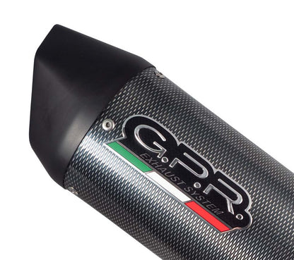 GPR Exhaust System Derbi Terra 125 R / Adventure 2007-2011, Furore Poppy, Slip-on Exhaust Including Removable DB Killer and Link Pipe