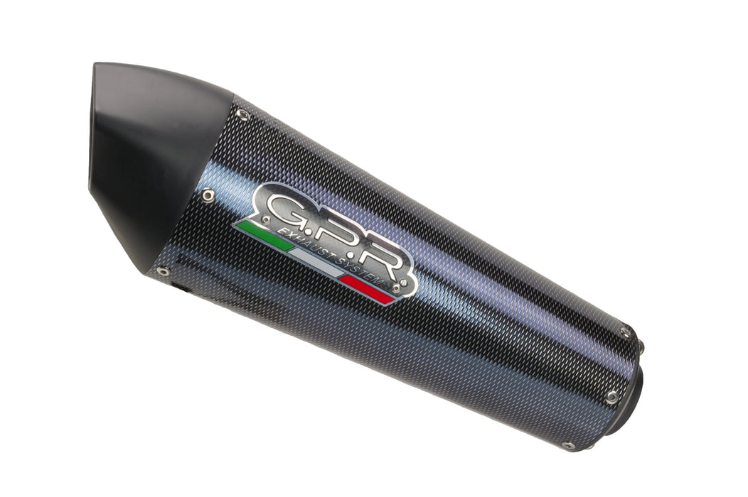 GPR Exhaust System Cf Moto 650 Mt 2019-2020, Gpe Ann. Poppy, Slip-on Exhaust Including Link Pipe and Removable DB Killer