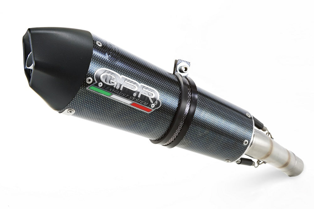 GPR Exhaust System Cf Moto 650 Mt 2019-2020, Gpe Ann. Poppy, Slip-on Exhaust Including Link Pipe and Removable DB Killer