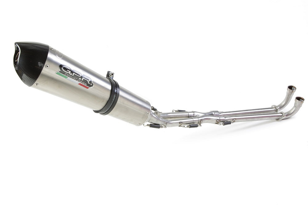 GPR Exhaust System Yamaha T-Max 500 2001-2011, Gpe Ann. titanium, Full System Exhaust, Including Removable DB Killer