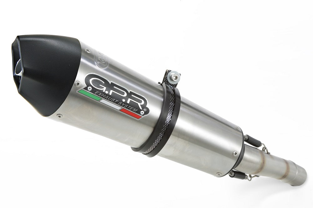 GPR Exhaust for Bmw S1000XR 2015-2016, Gpe Ann. titanium, Slip-on Exhaust Including Removable DB Killer and Link Pipe