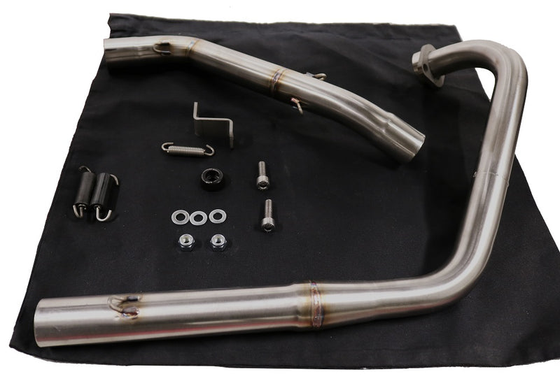 GPR Exhaust System Zontes Zt 125 G1 - U - U1 - Z2 2020-2023, Furore Nero, Full System Exhaust, Including Removable DB Killer