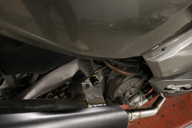 GPR Exhaust System Quadro 3 2014-2017, Power Bomb, Slip-on Exhaust Including Removable DB Killer and Link Pipe