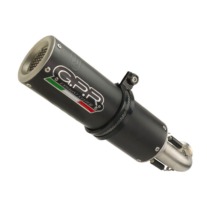 GPR Exhaust System Cf Moto 400 NK 2019-2020, M3 Black Titanium, Slip-on Exhaust Including Link Pipe and Removable DB Killer