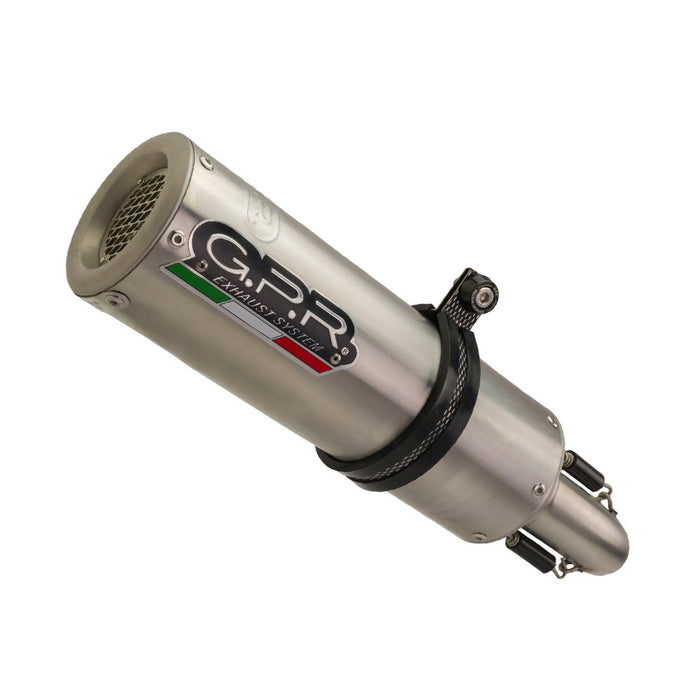 GPR Exhaust System Honda CRF1000L Africa Twin 2018-2020, M3 Inox , Slip-on Exhaust Including Removable DB Killer and Link Pipe