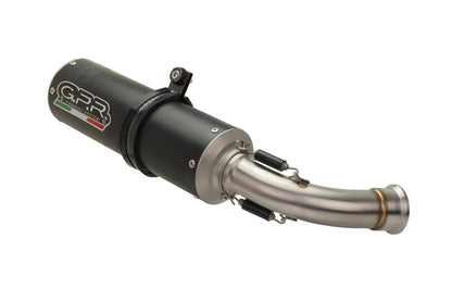 GPR Exhaust System Ducati Monster 797 2015-2016, M3 Black Titanium, Slip-on Exhaust Including Removable DB Killer and Link Pipe
