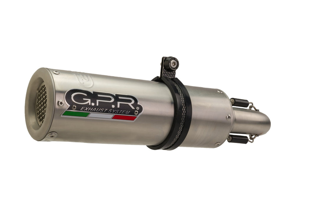 GPR Exhaust System Yamaha MT09 FZ09 2014-2016, M3 Inox , Slip-on Exhaust Including Removable DB Killer and Link Pipe