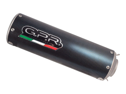 GPR Exhaust for Benelli Bn 302 S 2015-2016, M3 Poppy , Slip-on Exhaust Including Removable DB Killer and Link Pipe