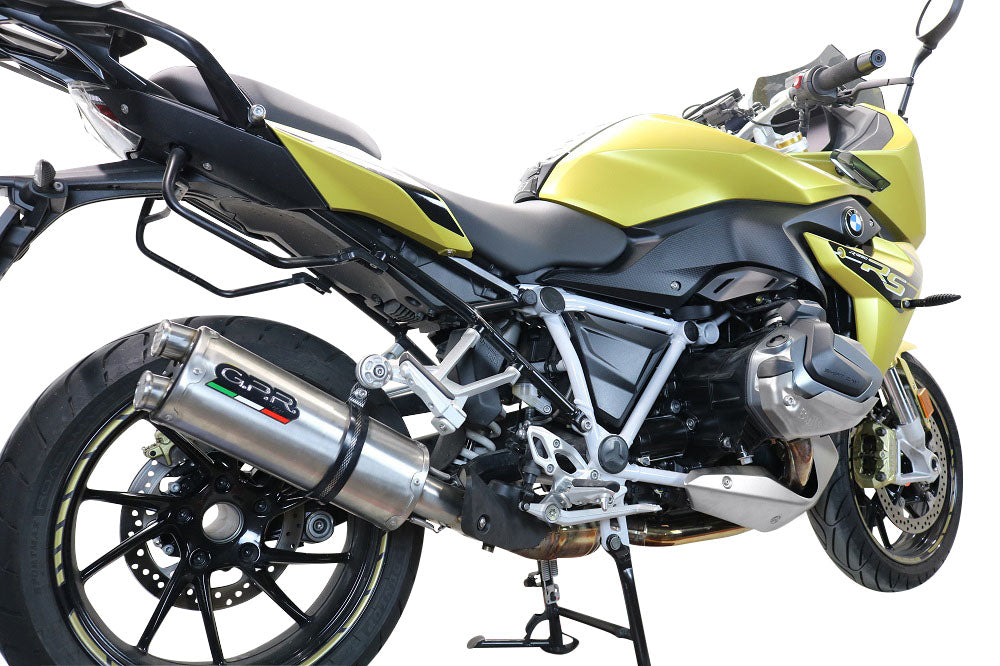 GPR Exhaust for Bmw R1250R R1250RS 2019-2020, Dual Inox, Slip-on Exhaust Including Removable DB Killer and Link Pipe