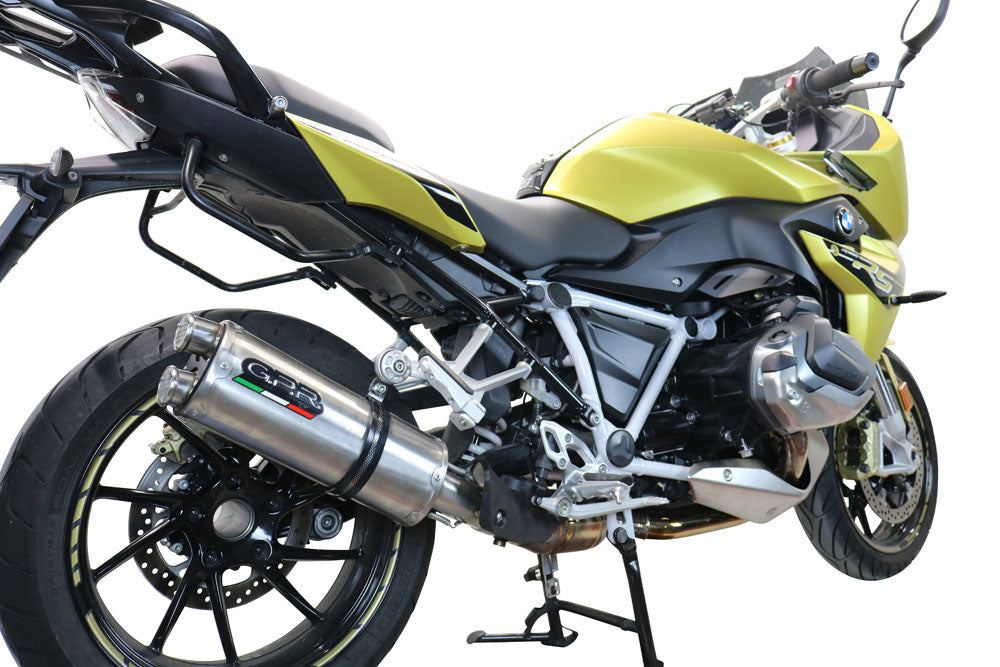 GPR Exhaust for Bmw R1250R R1250RS 2019-2020, Dual Inox, Slip-on Exhaust Including Removable DB Killer and Link Pipe