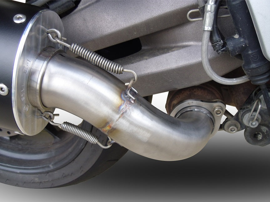 GPR Exhaust for Aprilia Caponord 1200 2013-2015, Gpe Ann. titanium, Slip-on Exhaust Including Removable DB Killer and Link Pipe
