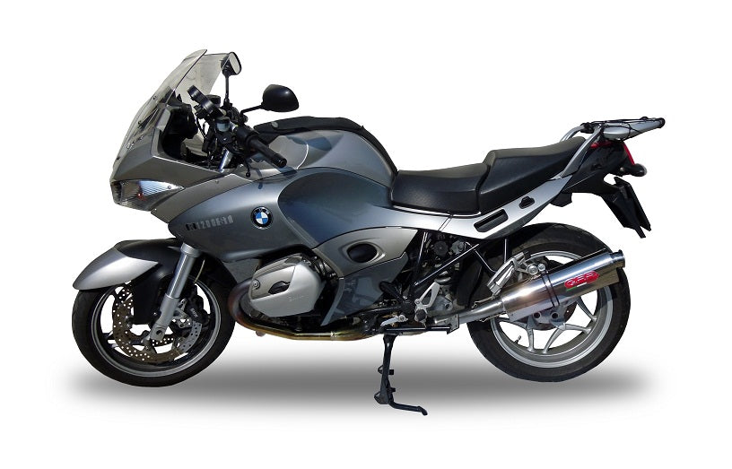 GPR Exhaust for Bmw R1200ST R1200RT 2003-2008, Trioval, Slip-on Exhaust Including Removable DB Killer and Link Pipe
