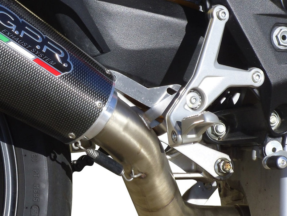 GPR Exhaust System Mv Agusta Rivale / Stradale 800 2014-2016, Powercone Evo, Slip-on Exhaust Including Removable DB Killer and Link Pipe