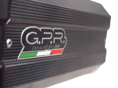 GPR Exhaust for Bmw R1200GS - Adventure 2014-2016, Sonic Poppy, Slip-on Exhaust Including Removable DB Killer and Link Pipe