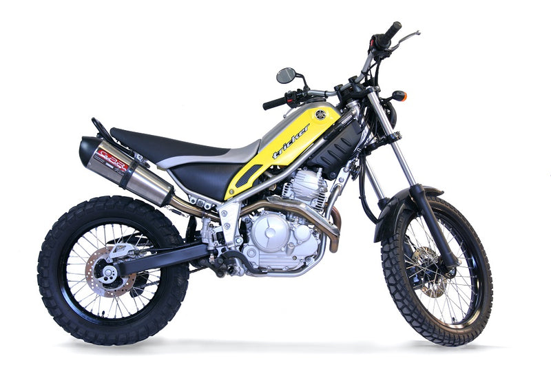 GPR Exhaust System Yamaha Tricker 250 2005-2008, Gpe Ann. titanium, Slip-on Exhaust Including Removable DB Killer and Link Pipe