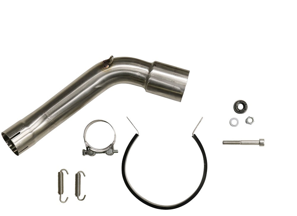 GPR Exhaust System Kawasaki Versys 1000 I.E. 2021-2023, Satinox , Slip-on Exhaust Including Removable DB Killer and Link Pipe