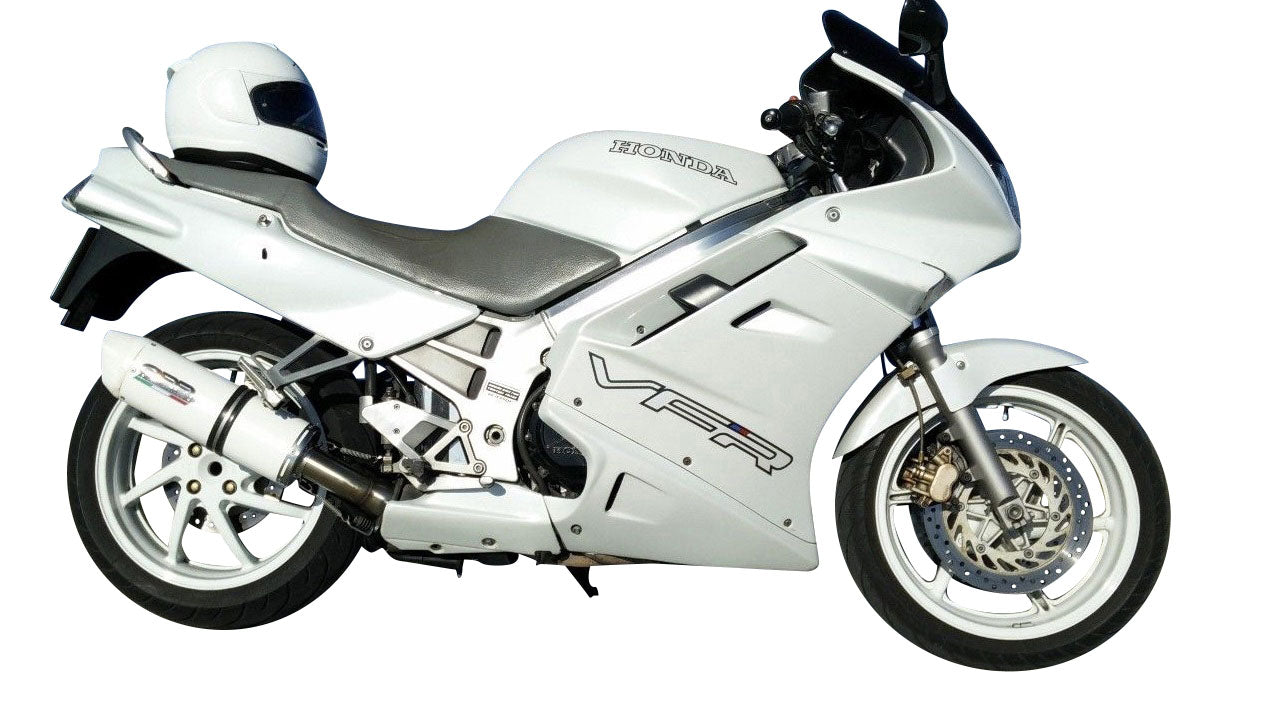 GPR Exhaust System Honda VFR750F 1990-1993, Albus Ceramic, Slip-on Exhaust Including Removable DB Killer and Link Pipe