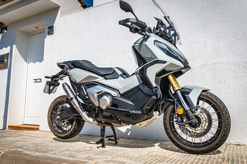 GPR Exhaust System Honda X-Adv 750 2016-2020, Deeptone Inox, Slip-on Exhaust Including Removable DB Killer and Link Pipe