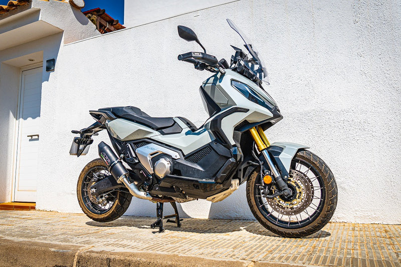 GPR Exhaust System Honda X-Adv 750 2016-2020, Furore Evo4 Nero, Slip-on Exhaust Including Removable DB Killer and Link Pipe